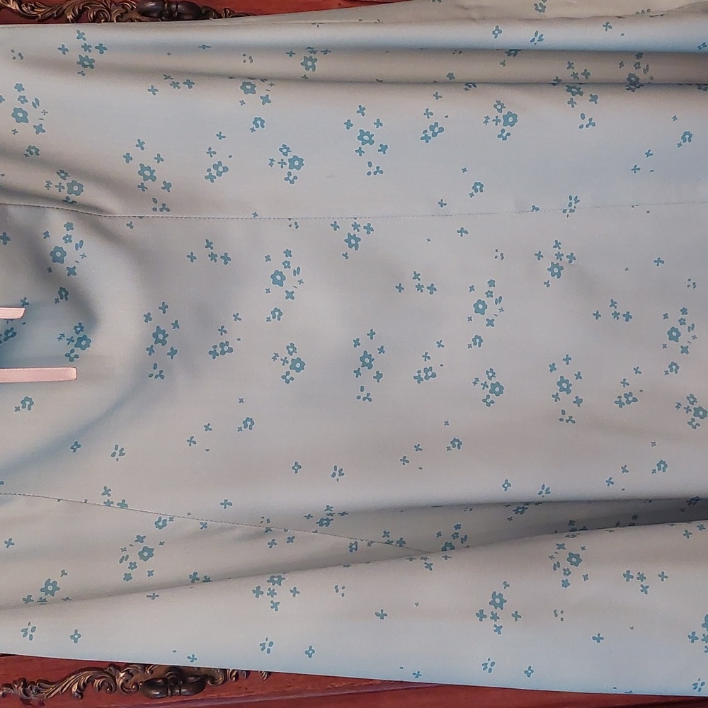NWT! • Cider | Aqua satin dress |  M - Picture 4 of 12